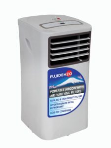 9-Fujidenzo 1.5 HP Portable Aircon with Air Purifying Filters PAC-150 AIG