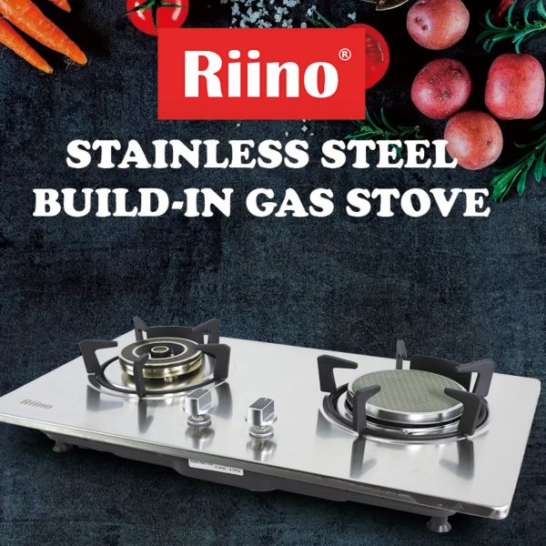 Riino 304 Burner Hybrid Gas Stove XK202