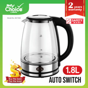 My Choice Electric Kettle Glass (MC7008)